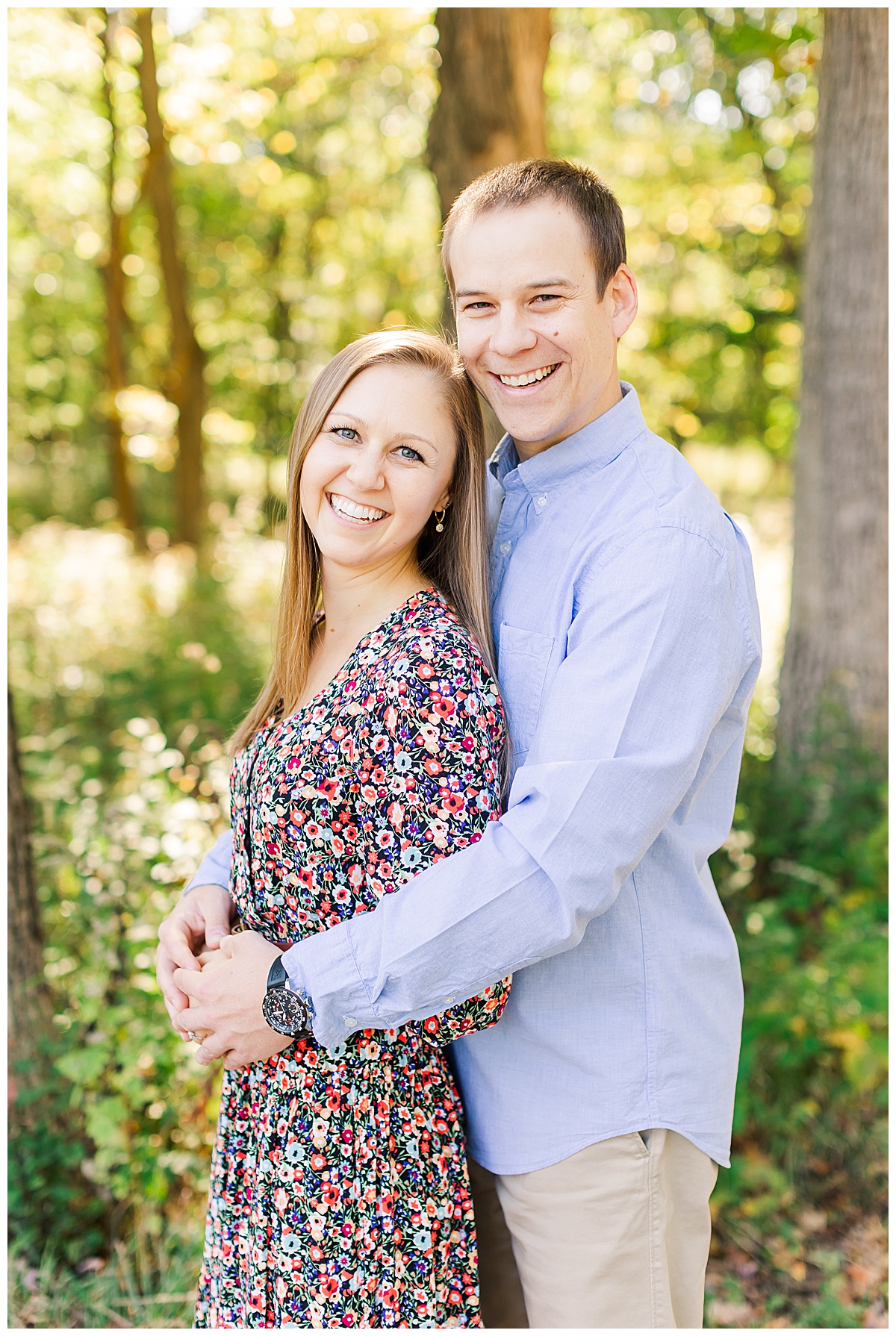 Laura + Drake | A Fullersburg Woods Engagement Session - sherah-g.com