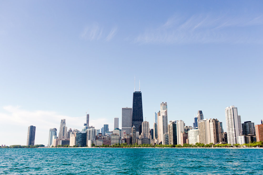 Chicago Skyline Engagement Session