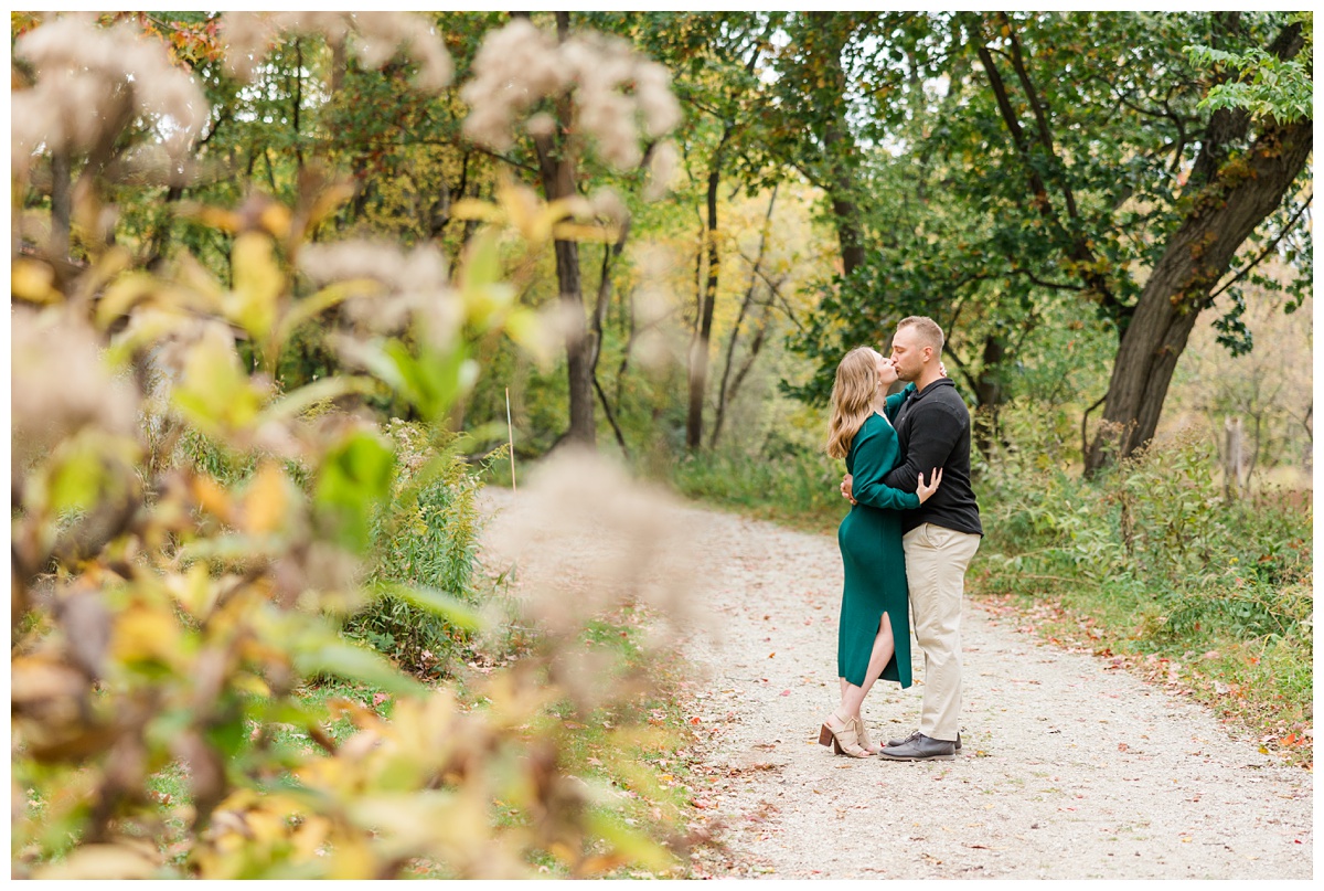 Autumn Engagement Session at Fullersburg Woods